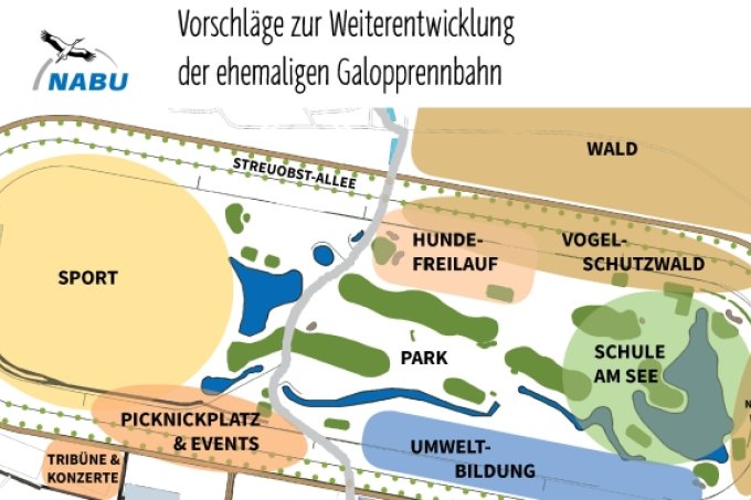 NABU-Plan Galopprennbahn - Bild: NABU Bremen